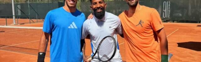 "Gracias, amigo": Novak trenirao sa Argentincem, pridružio im se i brazilski fudbaler (FOTO/VIDEO)