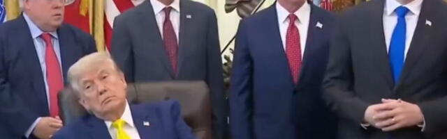 "POREMEĆENI, GLUPI IDIOTI" Viralni snimak Donalda Trampa izazvao bes u Beloj kući (VIDEO)