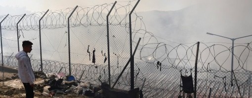 Izgoreli šatori u požaru u izbegličkom kampu na Samosu