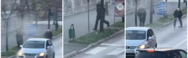 POGLEDAJTE KAKO BOSANSKA POLICIJA PUCA NA PLJAČKAŠE: Banditi bežali, posle izbacili mrtvog &quot;partnera&quot; iz automobila! (VIDEO)
