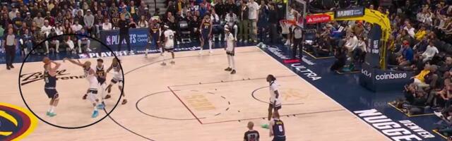 NESTVARNA TROJKA NIKOLE JOKIĆA! Preko ruke, sa skoro pola terena - Srbin pogodio iz NEMOGUĆE situacije i to UZ ZVUK SIRENE! (VIDEO)