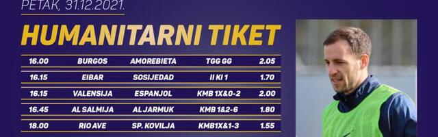 Humanitarni tiket u podne: Nikola Boranijašević tipuje za za Đurđu Maksimović