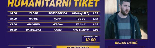 Humanitarni tiket u podne: Dejan Dedić tipuje za porodice nastradalih rudara u rudniku “Soko”