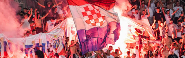 Ustašijada usred Podgorice! "Vukovar, Vukovar", a Crnogorci sramno ćute: Novi skandal hrvatskih huligana