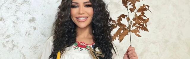 Aleksandra Mladenović Božić dočekala u narodnoj nošnji: Pevačica pokazala da čuva tradiciju