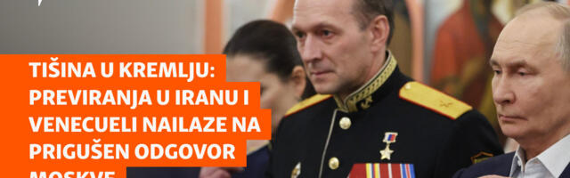 Tišina u Kremlju: Previranja u Iranu i Venecueli nailaze na prigušen odgovor Moskve