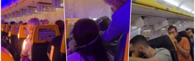 Pojavio se novi snimak spasavanja Srbina koji je umalo ispao iz aviona: Putnici ga drže kraj polomljenog prozora - ovako se sve izdešavalo VIDEO