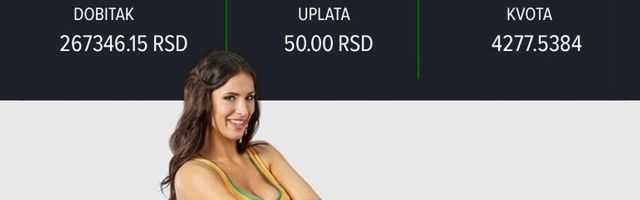 LUDI TIKET, ponedeljak, 213.876: Simulacija ili trava njemu je svejedno...