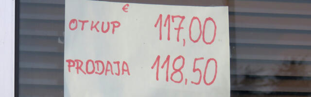 Šta za kurs evra znači ukidanje provizije od jedan odsto menjačnicama?