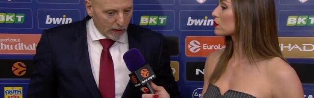 Prve reči Saše Obradovića posle poraza: "U ovako velikoj utakmici su male stvari nedostajale..."