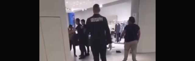 Drama u tržnom centru u Beogradu! Obezbeđenje ne može da savlada ženu, pozvana i policija