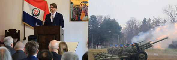 190 godina Sretenjskog ustava: Akademija i počasna artiljerijska paljba (FOTO)