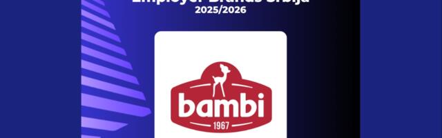 Bambi na vrhu: Lider konditorske industrije i među TOP 5 poslodavaca po reputaciji u Srbiji