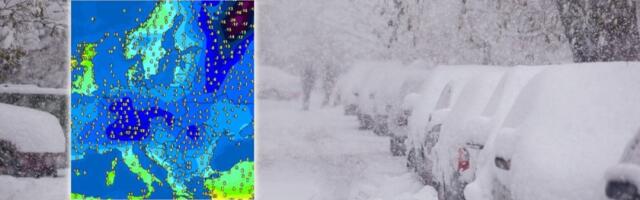 Pašće 10 centimetara snega: Pogledajte kako će se kretati padavine, ovaj deo Srbije je na udaru (MAPE)