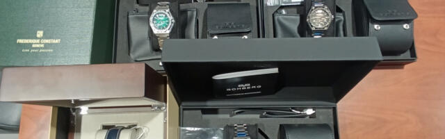 BOGATA ZAPLENA SATOVA  Vrednost časovnika prelazi iznos od 92.000 evra