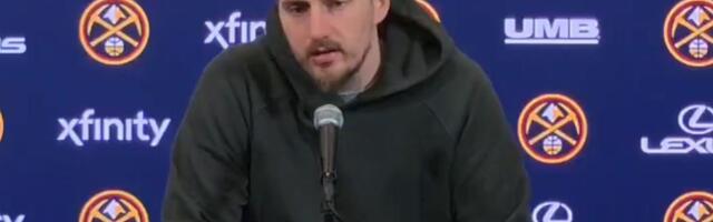 "NEĆU TO DA KOMENTARIŠEM..." Nikola Jokić dobio pitanje koje mu se nije svidelo, pa ODBIO DA ODGOVORI: Nikad hladniji Srbin, novinari ovo NISU OČEKIVALI!