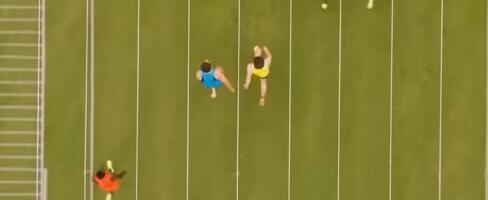 SNIMAK KOJI POKAZUJE SUROVU DOMINACIJU BOLTOVOG NASLEDNIKA! Nije normalno sa kojom lakoćom tinejdžer pobeđuje u trkama