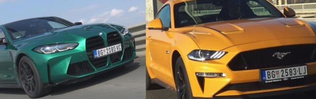 Uporedni test: BMW M3 Competition protiv Ford Mustang