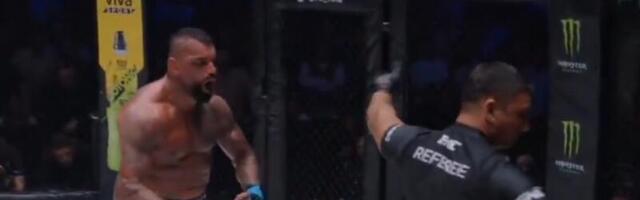 SPEKTAKL U ARENI ZA KRAJ FNC 23 Fabjan nije izdržao, Iranac odneo trijumf uz burnu proslavu (VIDEO)