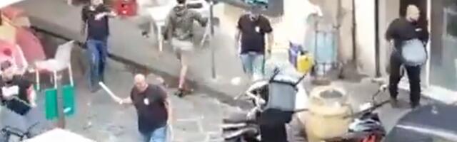 JEZIVE SCENE U NAPULJU Huligani napravili nezapamćen skandal, letele kamenice i stolice (VIDEO)