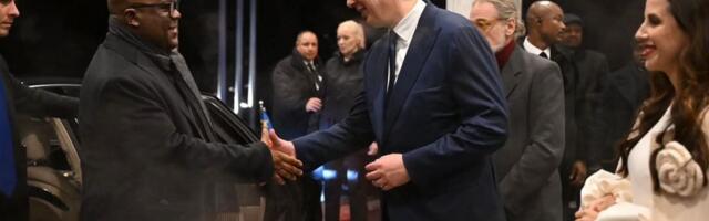 Vučić sa suprugom priredio večeru za predsednika Konga i njegovu suprugu