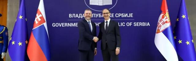 PREDSEDNIK VLADE SRBIJE RAZGOVARAO S PREDSEDNIKOM SLOVAČKE: Tradicionalno prijateljski i partnerski odnosi dveju zemalja zasnovani na međusobnom poštovanju