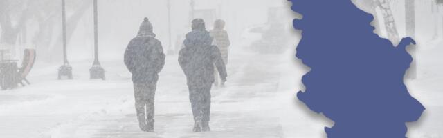 Srbija na udaru snežne mećave: Pogledajte kako će se kretati nevreme iz sata u sat (MAPA)