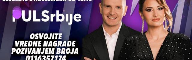 VREDNE NAGRADE U SUTRAŠNJEM, PRAZNIČNOM PULSU SRBIJE – voditeljski par Milica i Nikola po prvi put zajedno u emisiji