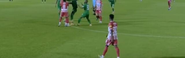 HAOS Opšta tuča na Zvezdinoj utakmici (VIDEO)