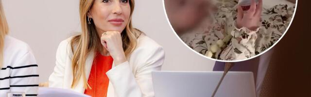 "KAD SI MAMA PETOMESEČNE BEBE..." Ministarka Đedović Handanović sve stiže! Usred pregovora oko NIS, ne zapostavlja ni ulogu majke - POGLEDAJTE KAKO SE IGRAJU