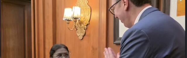 Vučić sa predsednicom Indije: Nastavljamo da gradimo odnose na uzajamnom poverenju