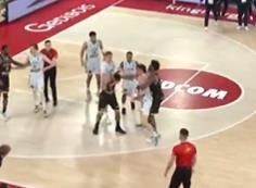 SKANDAL! BRUTALNA TUČA NA UTAKMICI MONAKA! Košarkaš završio krvav - udarac u glavu, pa haos kakav se ne pamti! VIDEO