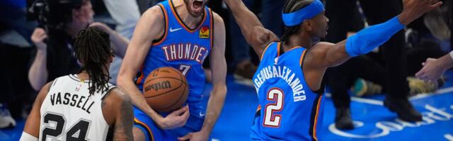 MVP Šej se probudio, Oklahoma izjednačila protiv San Antonija u seriji