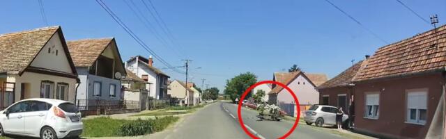 Jak udes u Šidu: Sudarili se MOTOR I TRAKTOR, Hitna prevezla povređenog vozača