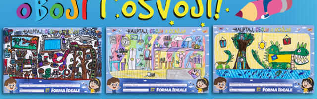 Izabrani dobitnici nagrada na konkursu „Nacrtaj, oboji i osvoji“