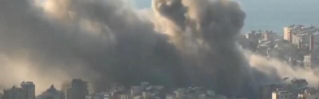 EKSPLOZIJE ODJEKNULE U BEJRUTU! Oblak dima nadvio se nad prestonicom Libana: Novi talas brutalnih izraelskih napada, detonacije u UPORIŠTU Hezbolaha (VIDEO)