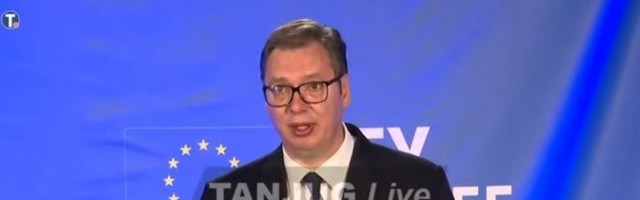 /VIDEO/PREDSEDNIK VUČIĆ NA OBELEŽAVANJU DANA EVROPE: Punopravno članstvo u EU uz kompromisno rešenje za KiM značilo bi da je Srbija na EVROPSKOM PUTU!