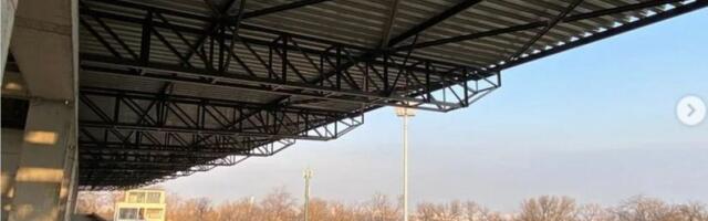 Postavljen krov na stadionu Grafičara