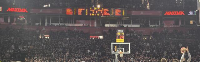 Partizan, sa 20.000 “grobara”, krenuo po šampionsku titulu! (VIDEO)