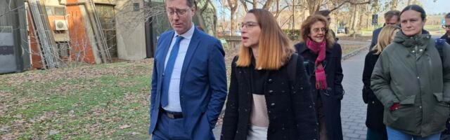 Vladimir Prebilič sa Jelenom Kleut u Novom Sadu