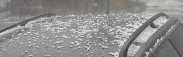 Grad veličine oraha lomio automobile, oluja tutnjala, kiša pljuštala! Nepogode samo što nisu stigle u Srbiju