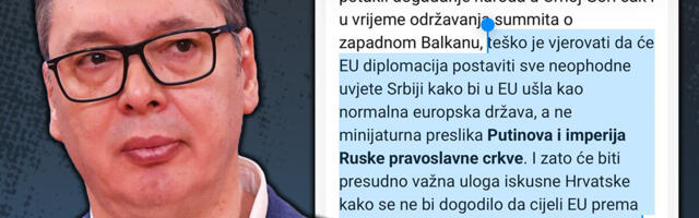 ANTIKAMPANJA IZ HRVATSKE RADI PUNOM PAROM! Sraman tekst Večernjeg lista pokazao koliko ih boli uspeh Srbije! Vučić glavni agresor, a blokaderi im krasni