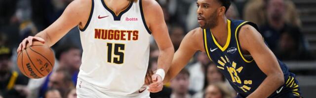 Impresivan dabl-dabl Nikole Jokića: Pogledajte fotografije Srbina sa meča protiv Indijane! (GALERIJA)