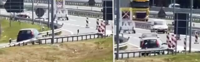 Ima li kraja bahatosti? Još jedan vozač jurca auto-putem u suprotnom smeru (VIDEO)