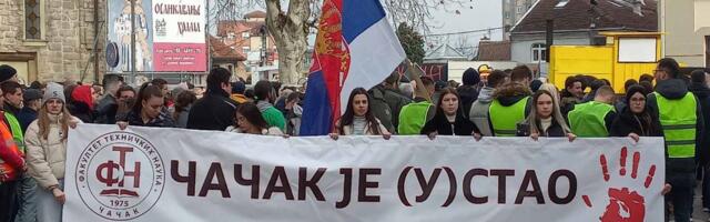 U Čačku 20. maja studentski protest “Zadnji voz za Čačak“