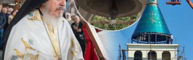 NOVI SJAJ ZNAMENITOSTI CELOG BALKANA: NAJVEĆE ZVONO DOBILO KUPOLU! Poklon četiri ruske porodice težak 13 tona i biser je manastira Svetog Luke u Bošnjanu!