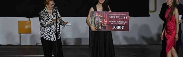 Nagrada za najbolju mladu glumicu pripala Teodori Tomašev