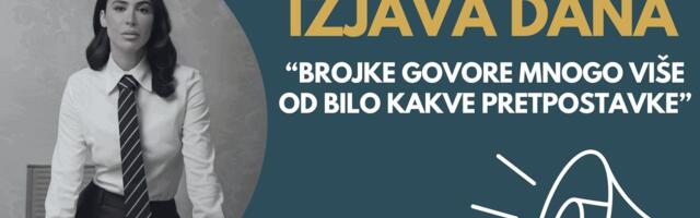 IZJAVA DANA: „Brojke govore mnogo više od bilo kakve pretpostavke“
