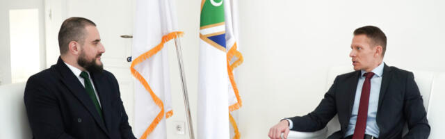 Ministar Zukorlić primio novoimenovanog konzula Bosne i Hercegovine u Novom Pazaru Hadžibegića