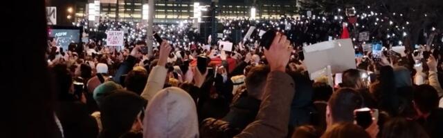 Studenti proveli noć na Mostu slobode i u Limanskom parku, najavili plenum s građanima